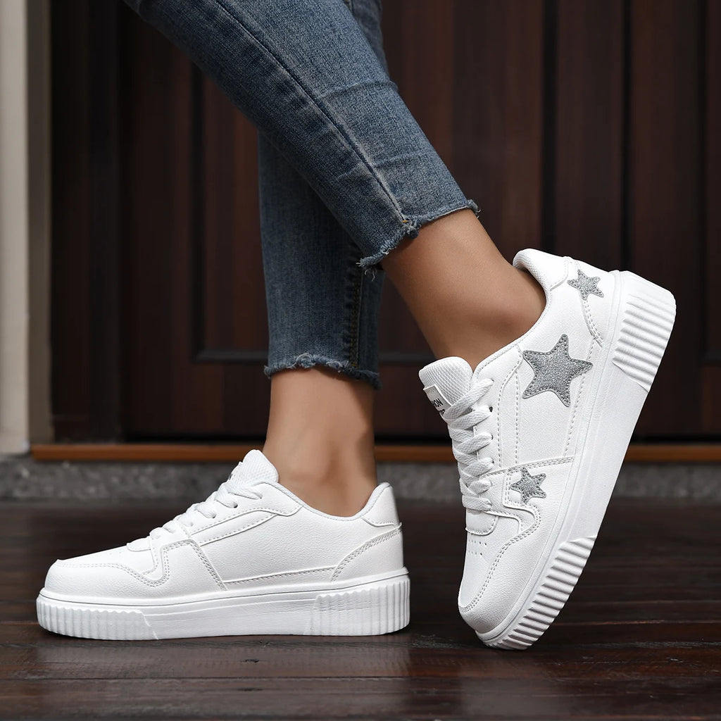 YRZL Unisex Sneakers Non-Slip Platform Shoes Lightweight Walking Shoe Comfortable Women's Casual Vulcanized Shoes Men's Sneakers