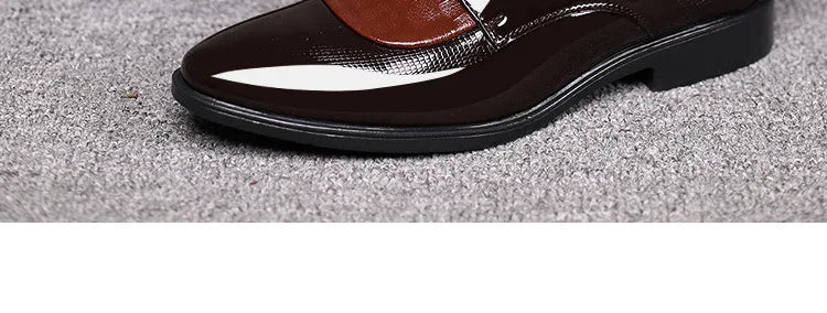 Men's Oxfords Shoes Lace Up Point Toe Business Casual Shoes for Men Wedding Party Office Men's Shoes Luxury Dress Shoe 2026 New