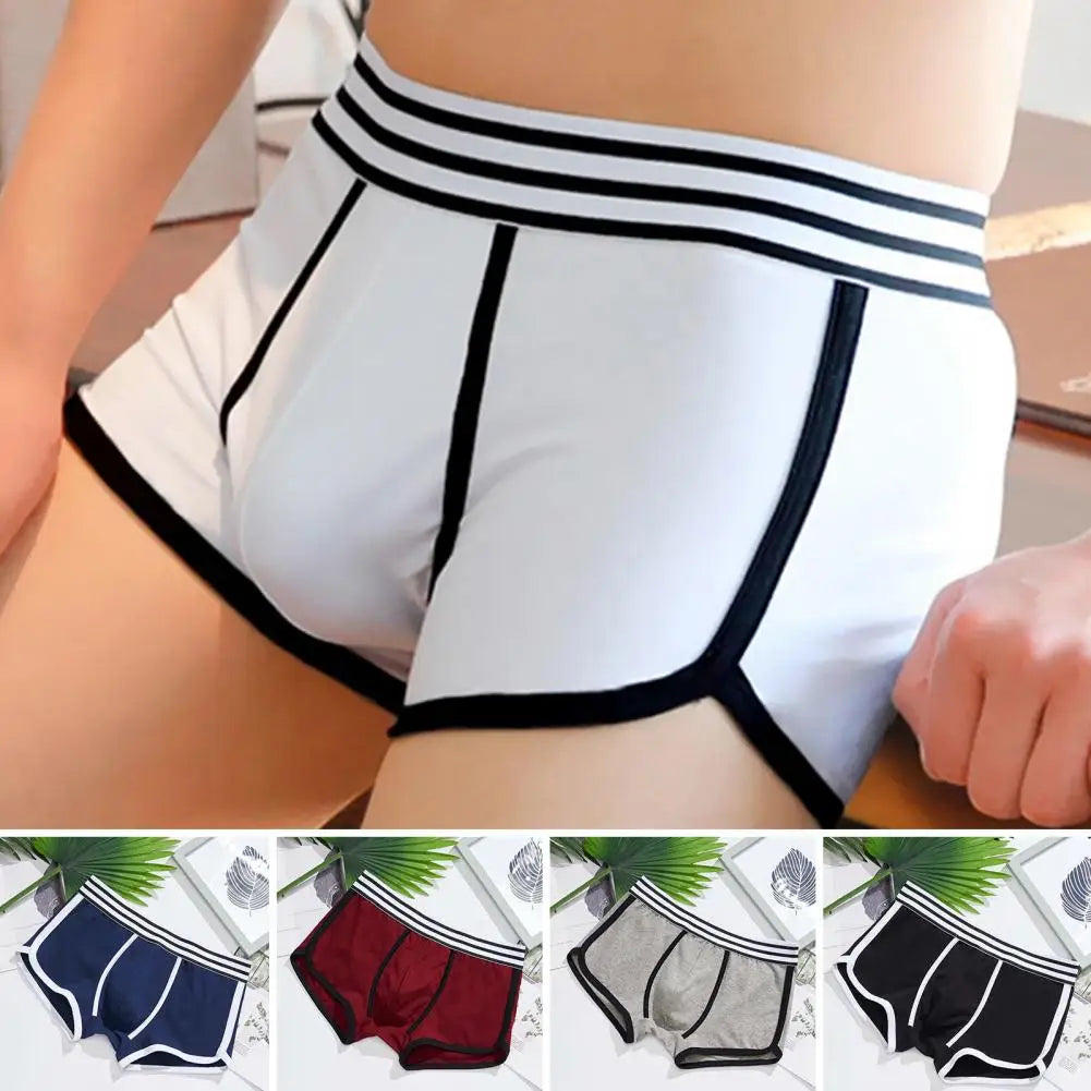 Men Boxers Underwear Soft Breathable U Convex Sweat Absorption Comfortable Men Underwear High-Quality Breathable Men Underpants