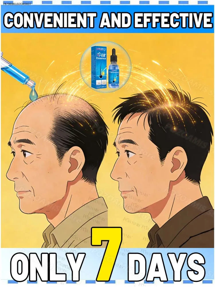 2026 Hair Serum: Repairs hair follicles/Strengthens hair roots/Regulates sebum secretion.