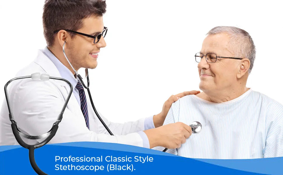JUSTLANG Professional Dual Head Stethoscope Medical Equipment Multifunctional Device Protable Doctor Nurse Cardiology