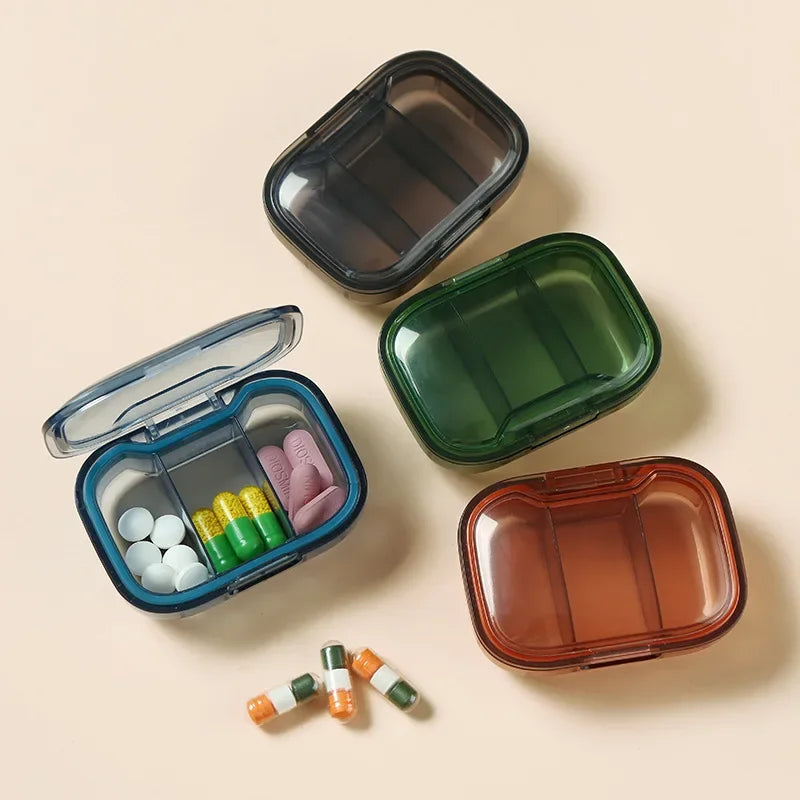 Mini Mini Medicine Box Portable Outbound Travel Medicine Dispenser Pill Storage Box Pills Organizer Case Medicine Organizer
