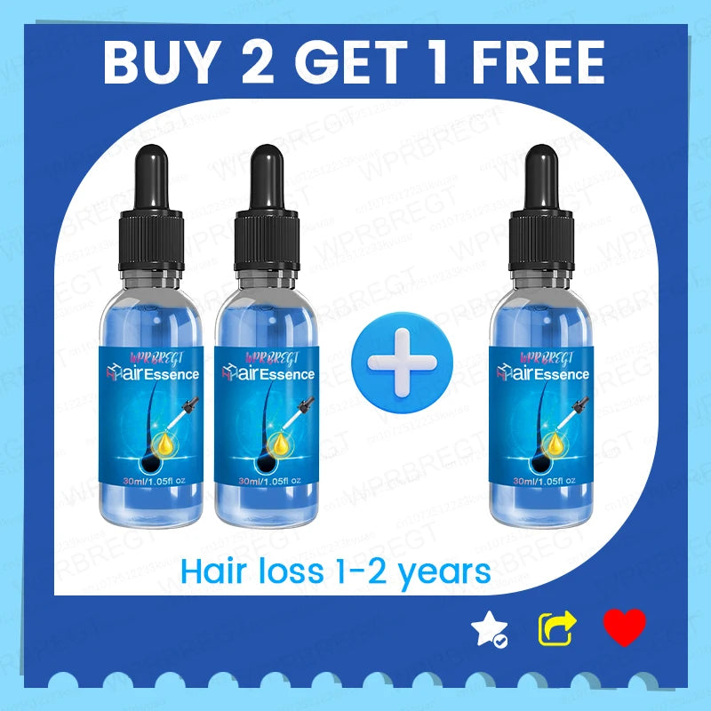 2026 Hair Serum: Repairs hair follicles/Strengthens hair roots/Regulates sebum secretion.