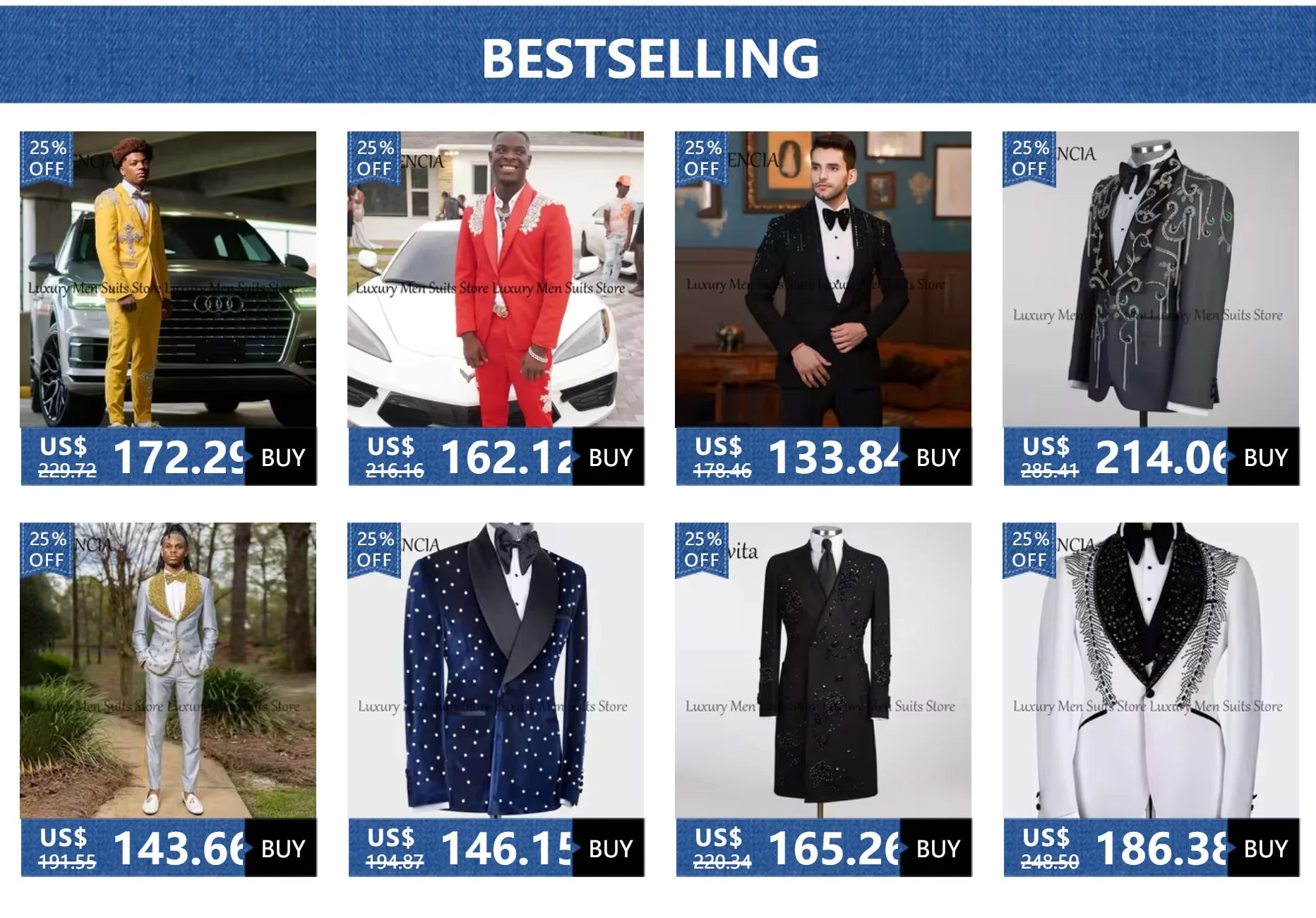 Leisure Applique Male Suits 2 Pieces Single Breasted Tuxedos Wedding Groom Outfits Customized Blazer Pants trajes para hombre