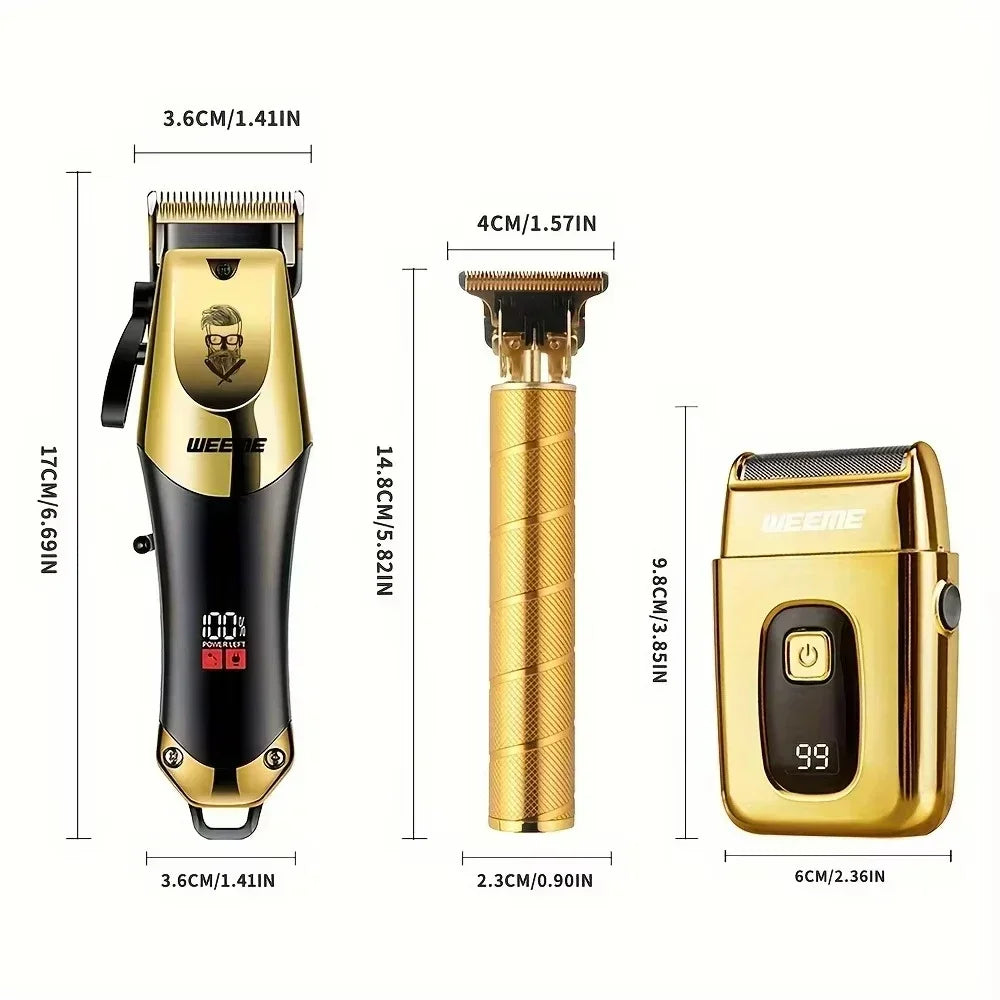 Professional Electric Hair Clipper Kit /Nose Trimmer | USB Charging 0mm Shaver haircut machine for beard Man Valentines Day Gift