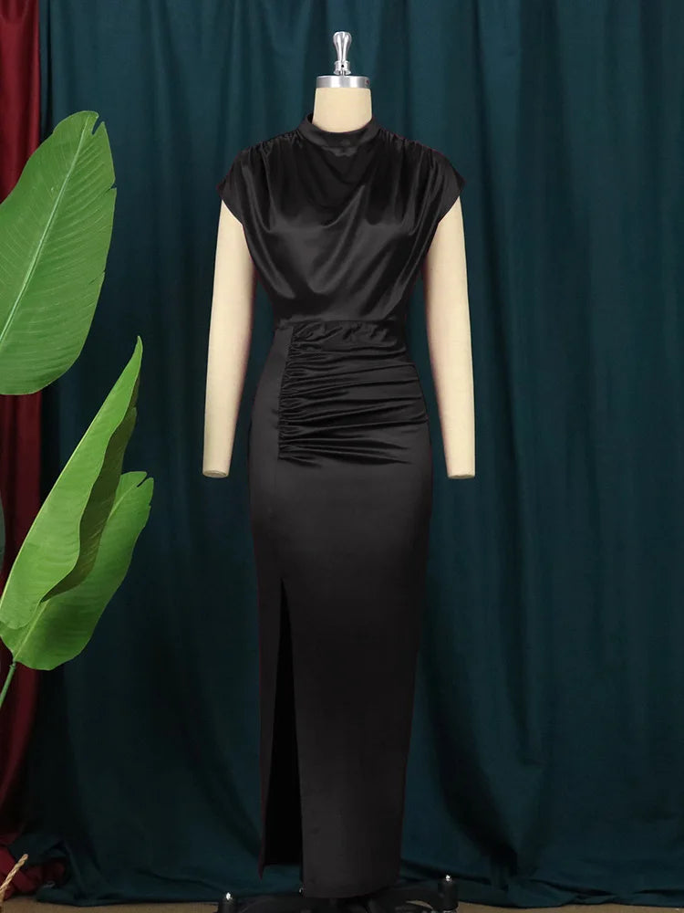 women's casual dresses draped fashion Woman clothes long wedding summer prom female evening dresses elegant party dresses hxy306
