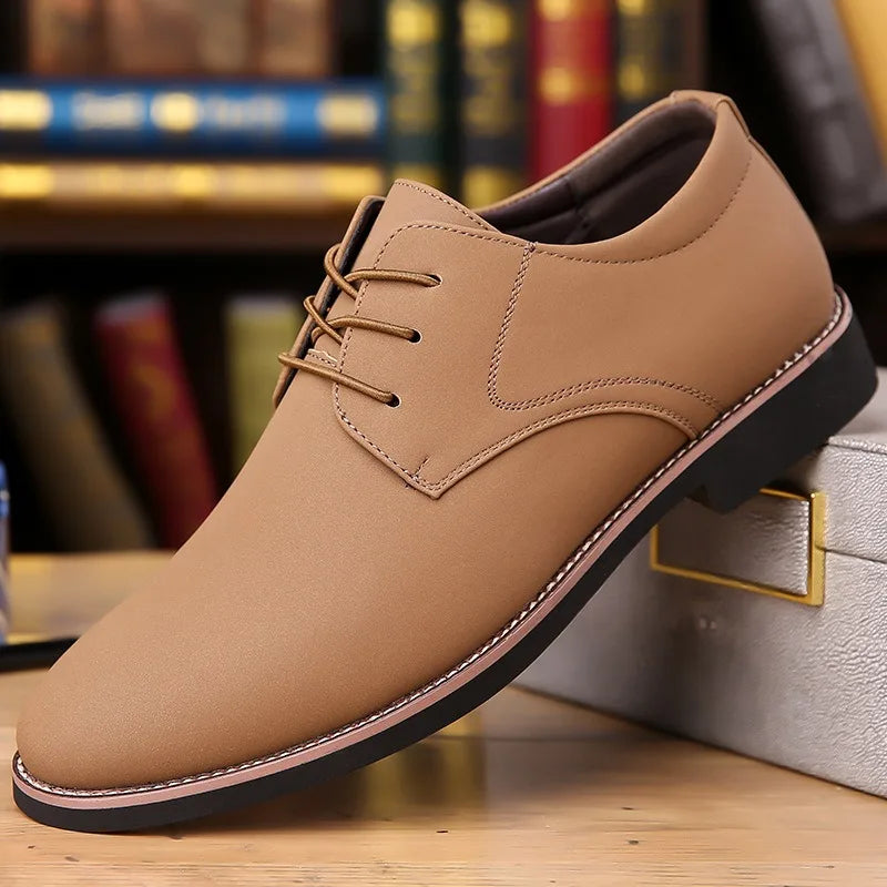 Men's Shoes Fashion Casual Leather Shoe Lace Up Oxford Shoe Business Dress Shoes Luxury Wedding Party Shoes for Men Large Size48