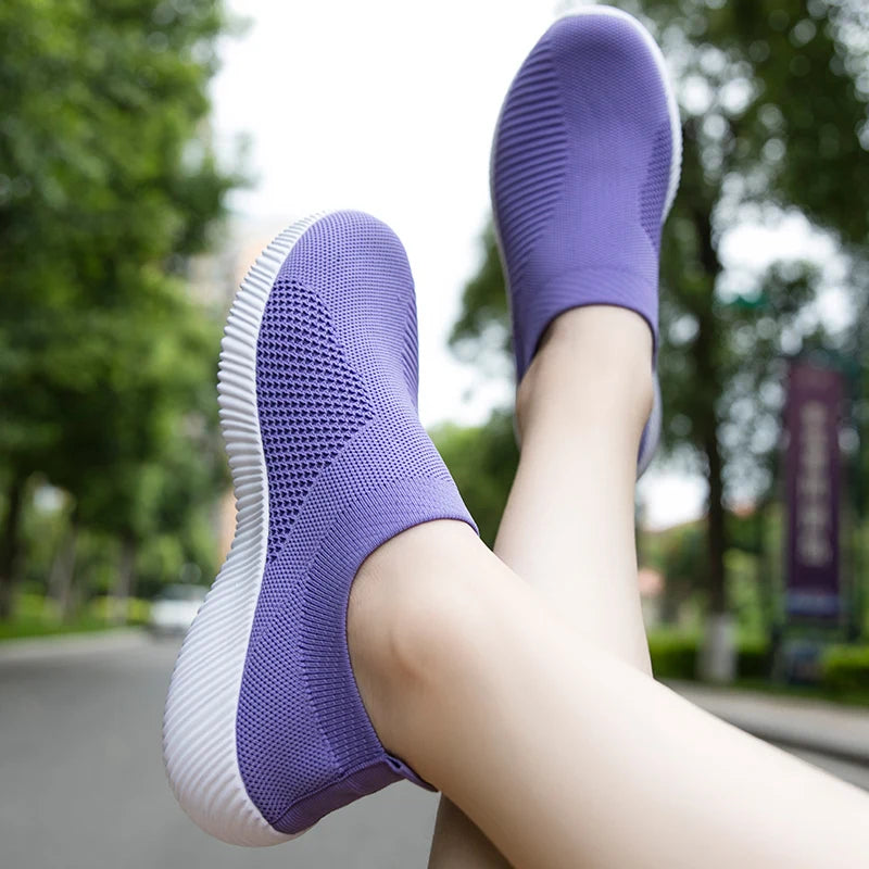 Shoes for Women  Vulcanized Shoes Casual Fashion Women Sneakers Breathable Comfortable Shoes Outdoors Plus Size Walking Shoe