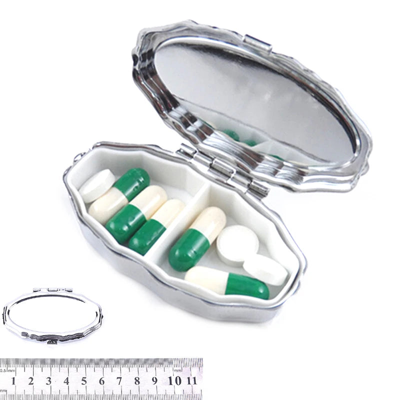 Portable PillBox Medicine Organizer Container Medicine Case Storage Holder,