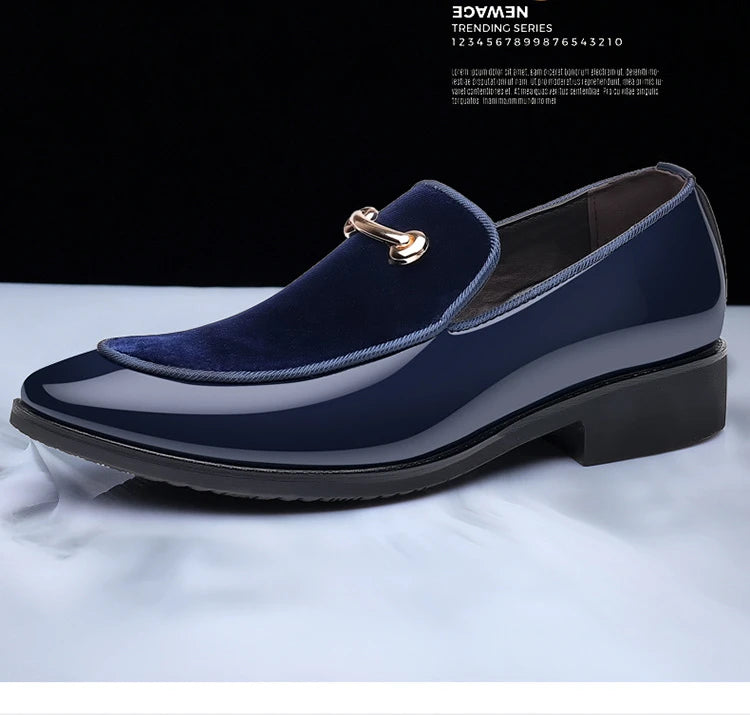 Suede Shoes for Men Luxury Designer Men Dress Shoes Fashion  Elegant Wedding Shoes italian style Men Oxford Shoe Big Size 38-48