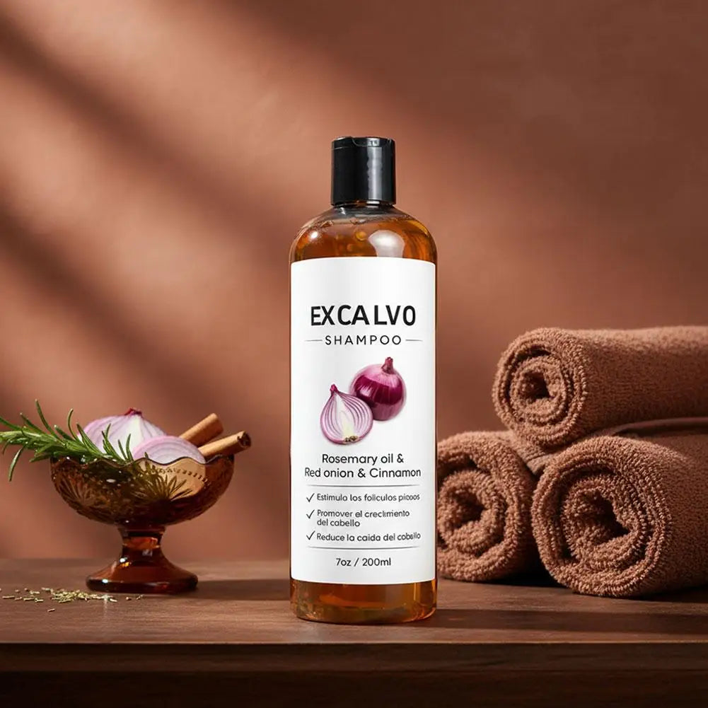 Rosemary Red Onion Hair Shampoo 200ml Strengthens Hair Roots Reduces Hair Loss Deep Cleansing Nourishing Hair Care Products NEW