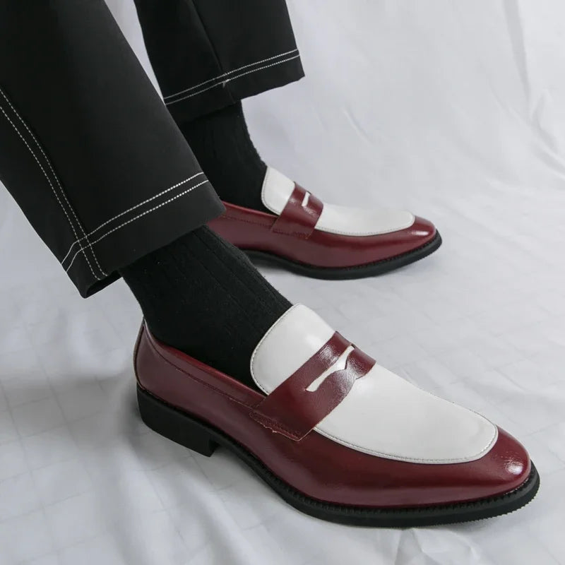 Men Shoes for Wedding Moccasins 2025 New Loafers for Men Breathable Man Slip on Flats Leisure Walk Driving Shoes Walking Shoes