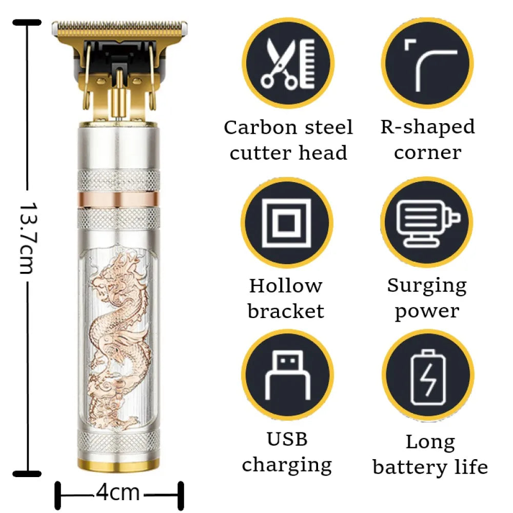 Kemei 762 metal hair trimmer for men professional beard hair clipper electric hair cutting machine rechargeable