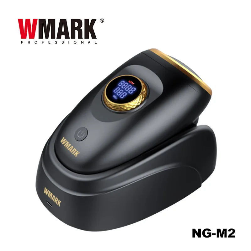 WMARK NG-M2 new hair salon handheld massage hair cutting tool with multi-functional base hair clipper