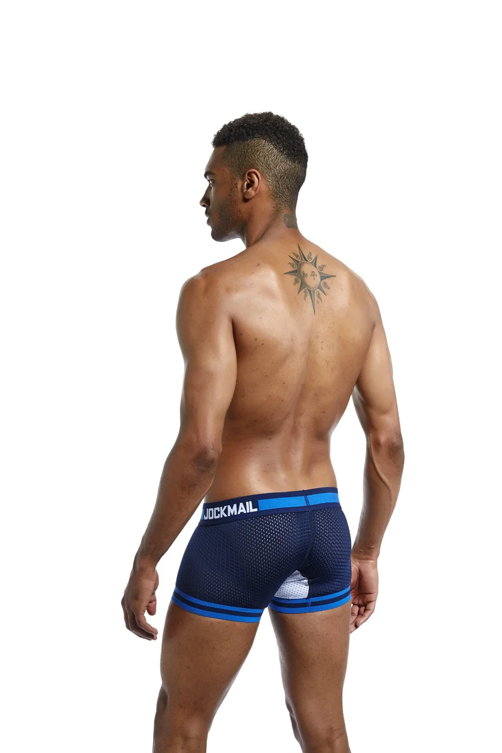 JOCKMAIL Men Underwear Boxes Mesh Quick Drying Ice Silk Breathable Youth Fashion Calzoncillos Sexy Am Gosteren Killer Sansursuz