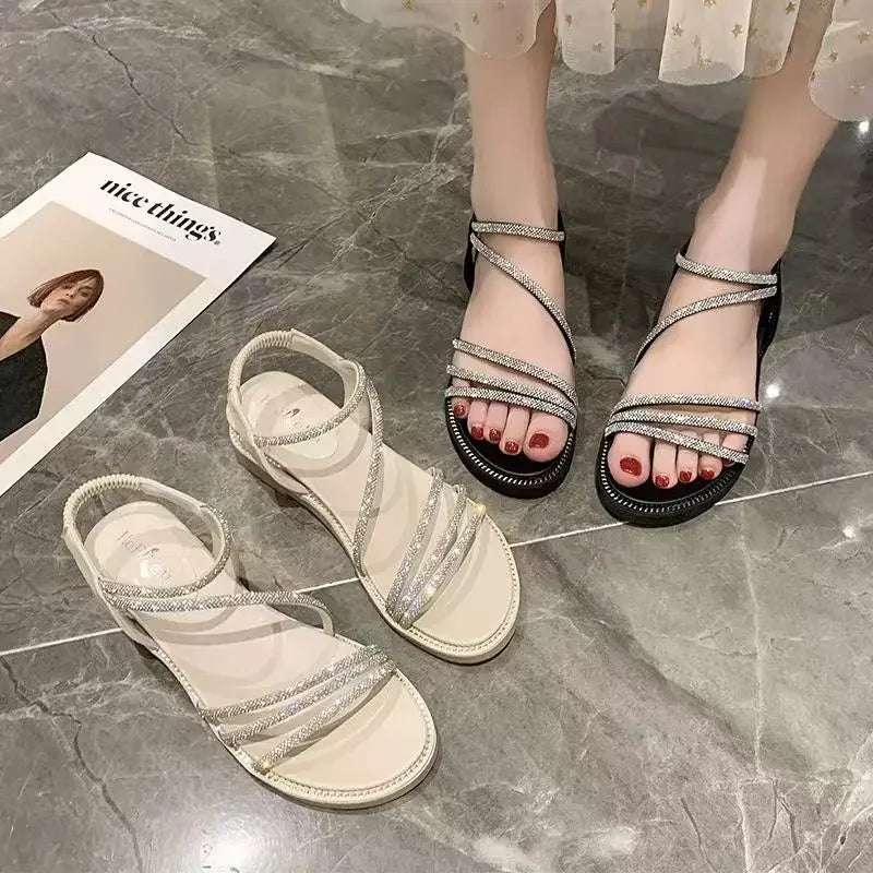 New Women's Shoes: Fashionable, Casual, and Versatile Flat Sandals