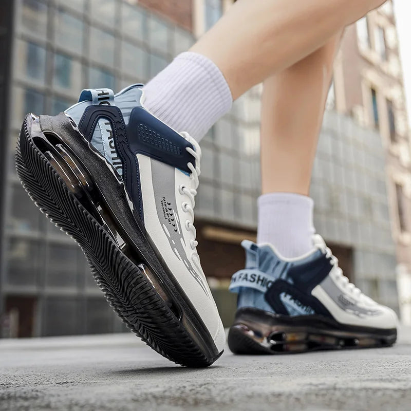 Men Sports Shoes High-quality Trendy Soft Thick Soled Comfortable Non Slip Versatile Breathable Outdoor Jogging Leisure Shoes