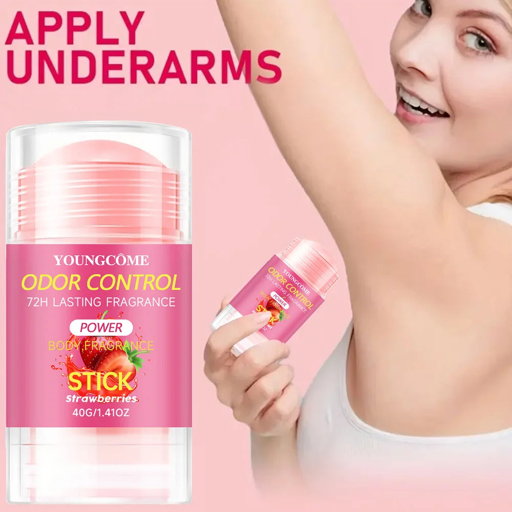 Odor Control 72h Lasting Fragrance Body Odor Remove Cream Removal Armpit Refreshing Antiperspirant Lasting Aroma Deodorant