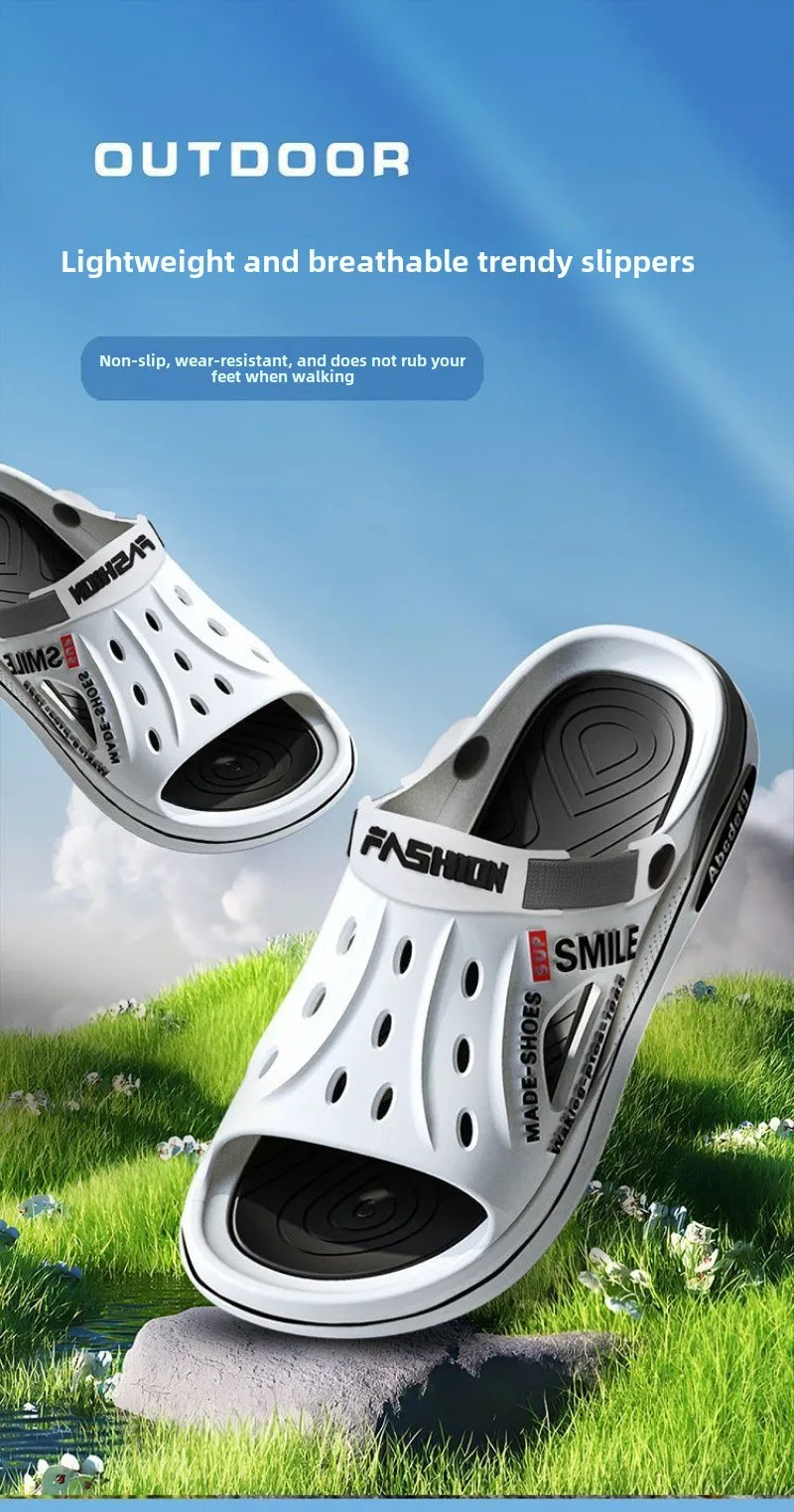Fashion Sandals Waterproof Slippers Women Shoes Summer Outdoor Slides Soft Sole Garden Shoes Indoor Nursing Clogs Sandals