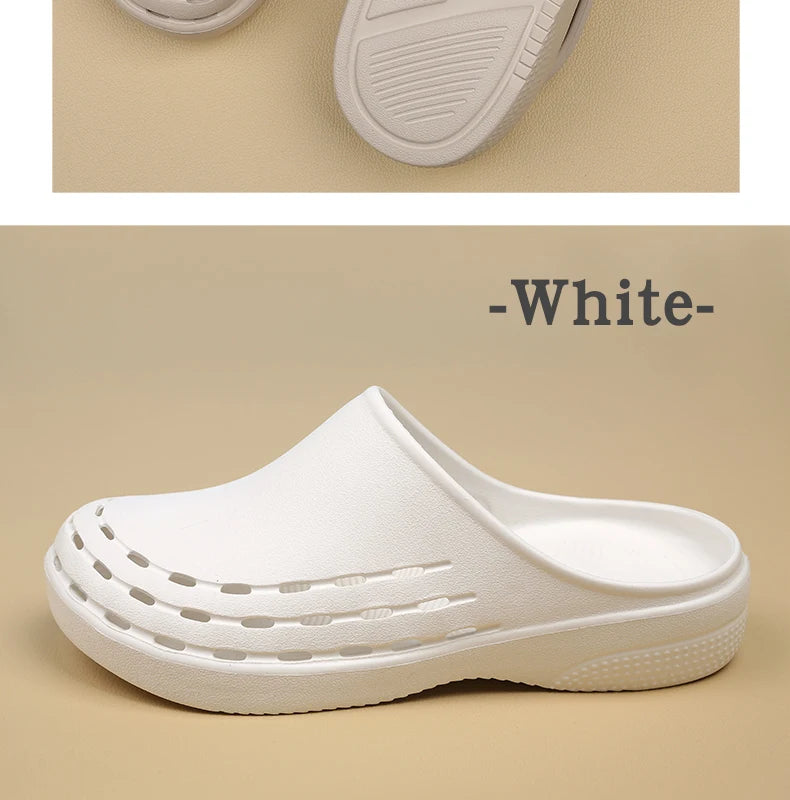 Nursing Scrub Clogs Medical Shoes Comfortable Anti-slip for Professionals Breathable Waterproof Hospital Work Clog X08
