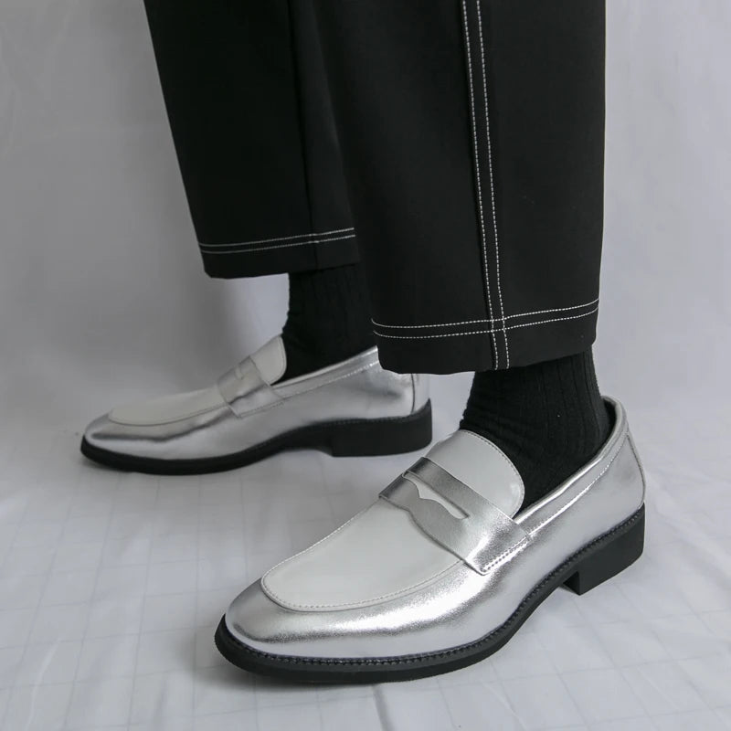 Men Shoes for Wedding Moccasins 2025 New Loafers for Men Breathable Man Slip on Flats Leisure Walk Driving Shoes Walking Shoes