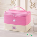 Medicine Organizer Bag for Family - Large Capacity Portable Drug Storage Pouch, First Aid Kit for Home & Travel Use