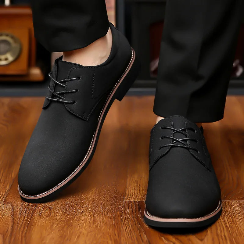 Men's Shoes Fashion Casual Leather Shoe Lace Up Oxford Shoe Business Dress Shoes Luxury Wedding Party Shoes for Men Large Size48
