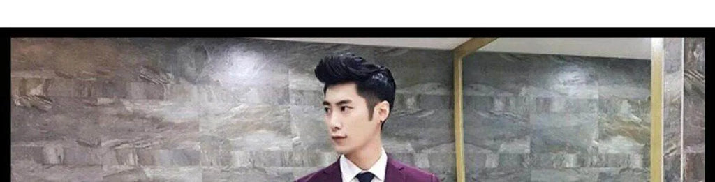 Men's Three-Piece Suit Set Business Formal Tailored Wedding Groomsmen Dress Spring Fashion Urban Polyester Blend Standard Fit