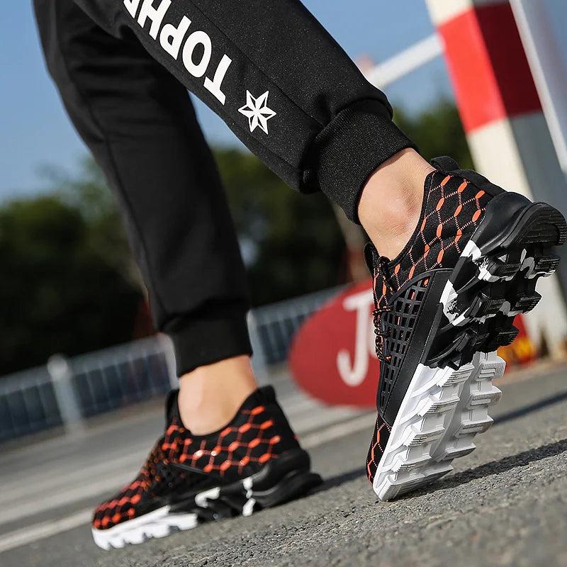Men's Sports Shoes Breathable Casual Walking Shoes Men's Fashion Clothing Tennis Sports Shoes