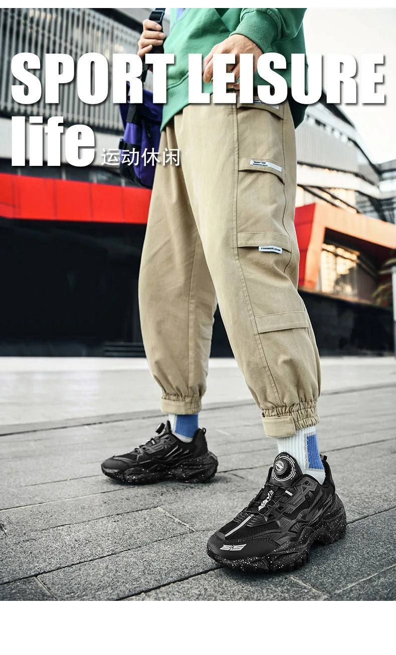 Men Sport Shoes Casual Fashion Male Running Sneaker High Quality Breathable Lightweight Outdoor Walking Anti-slip Footwear Tenis