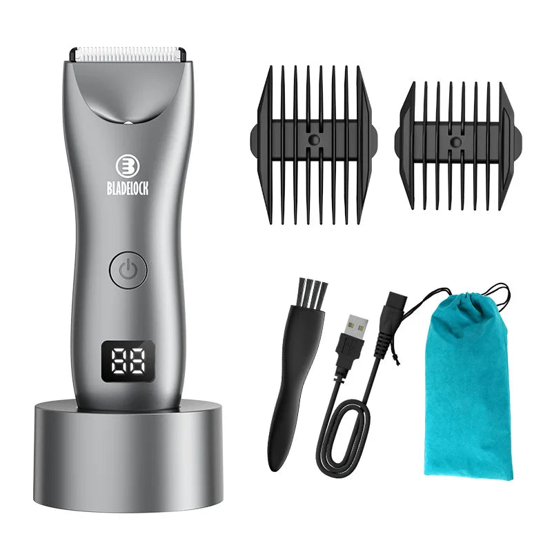 Mens Body Hair Trimmer for Men Balls Women Lady Shaver Hair Removal Bikini Trimmer Groin & Body Shaver Groomer Arm Beard Razor