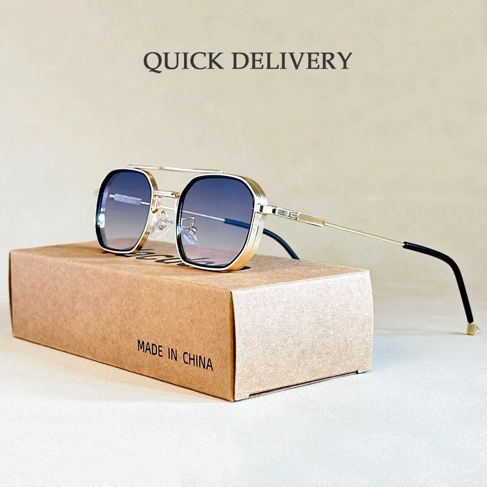 Fashion Square Sunglasses Women Trendy Vintage Glasses Luxury Sunglass Men Dropshipping Lunette Soleil Femme Zonnebrillen Dames
