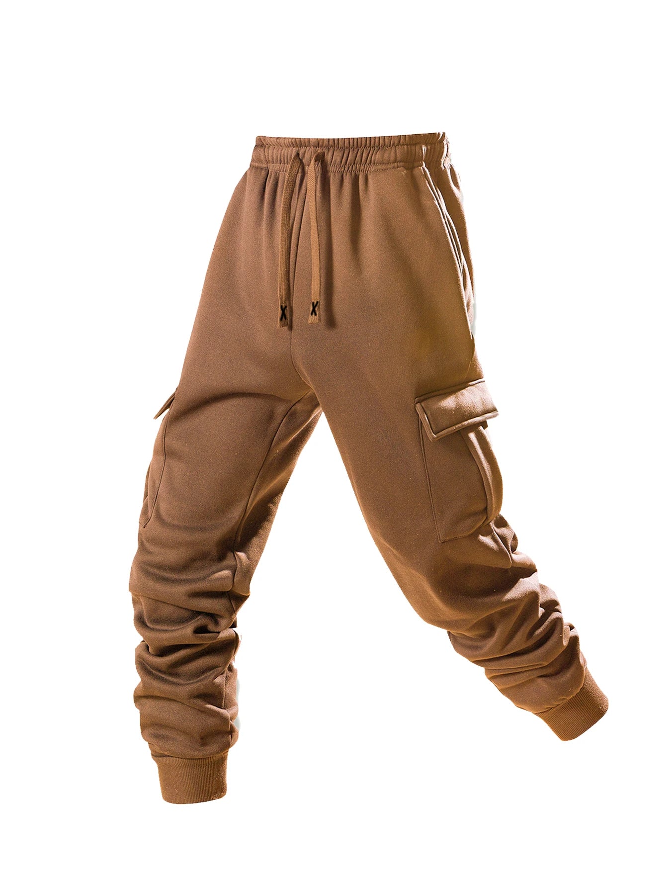 2025 New Men's Joggers Pants Loose Drawstring Long Pants Men Multi-pocket Sweatpants Casual Cargo Trousers For Men Fitness