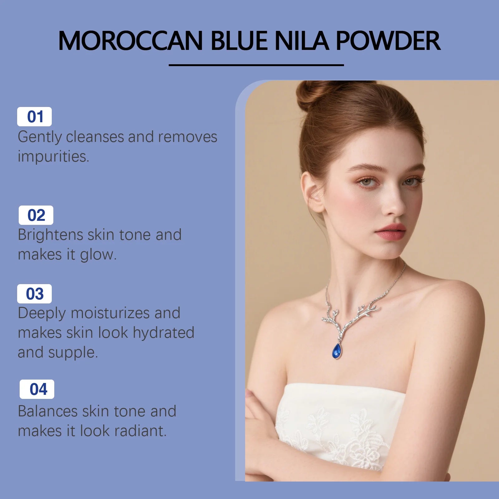 Facial Mask Powder Gentle Cleansing Pores Oil Control Brightening Increasing Elasticity Deep Hydration Glowing Skin Care Product