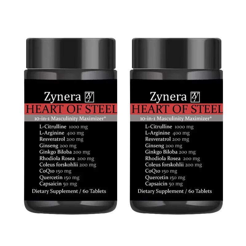 Male Strength and Endurance Supplement, Boost Performance, Supports Reproductive Health ，L-Citrulline L-Arginine Ginseng for Men