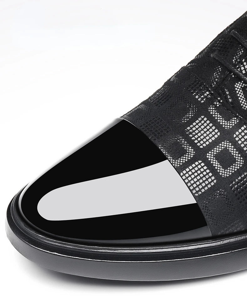 Luxury Dress Shoes for Men 2025 Spring Autumn Fashion Formal Suit Shoes Man Brand PU Leather Wedding Party Style Susiness Shoes
