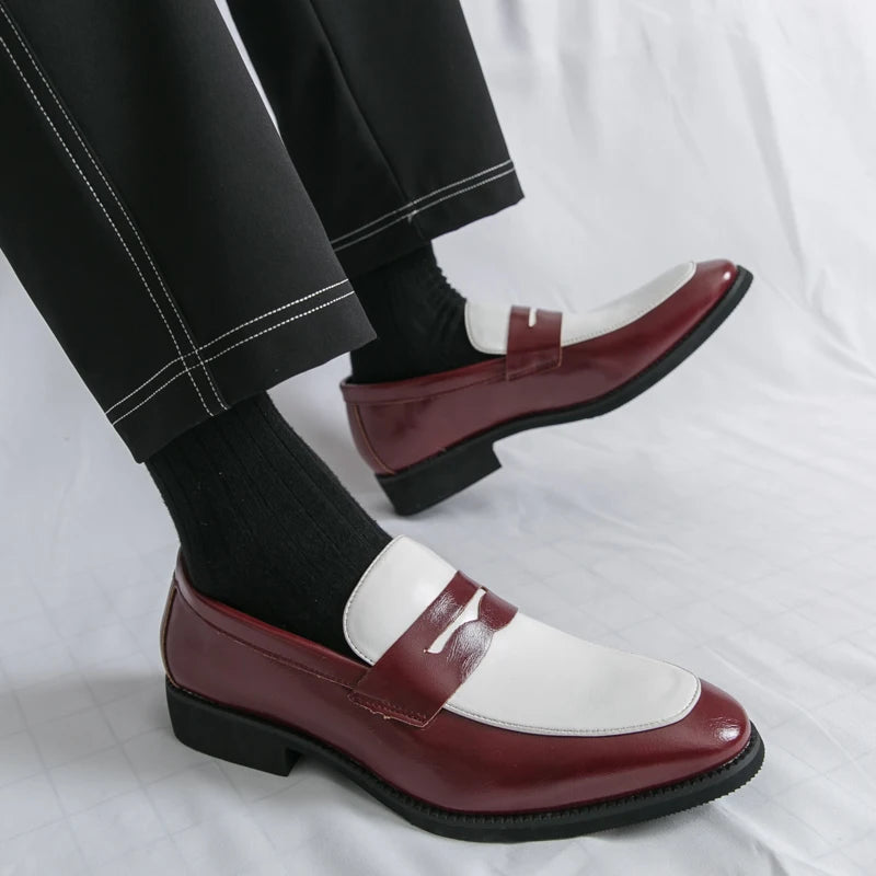 Men Shoes for Wedding Moccasins 2025 New Loafers for Men Breathable Man Slip on Flats Leisure Walk Driving Shoes Walking Shoes