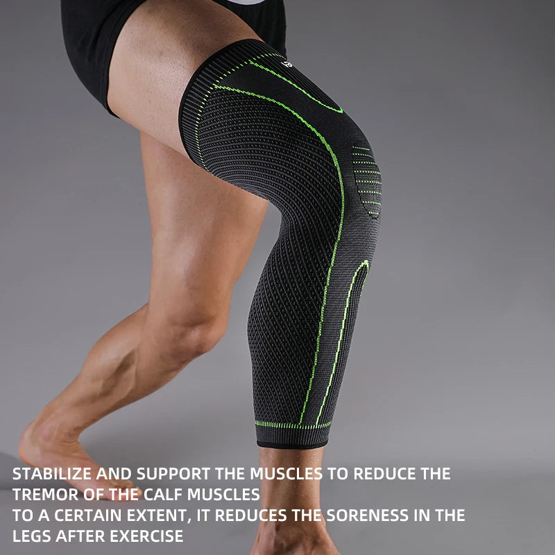 VBOSi 1 Piece Men Women Compression Knee Support Leg Sleeve Breathable Elastic for Sports - Running Basketball