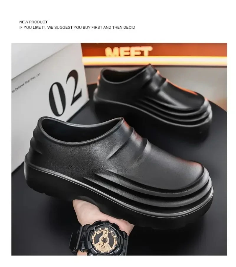 Women's and men's Waterproof Shoes for Summer Spring and Autumn Couple's Kitchen Chef Shoes Nurse Teacher work shoes Man Sandals
