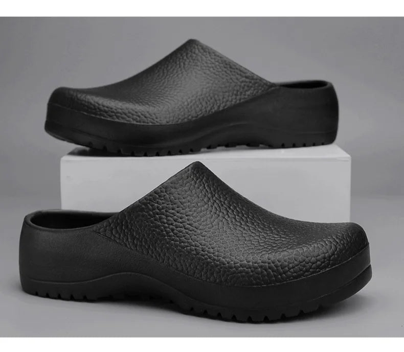 Comfortable Clogs for Women Men Eva Slip-on Chef Nurse Shoes Waterproof Slippers Lightweight Hospital Kitchen Safety Sandals