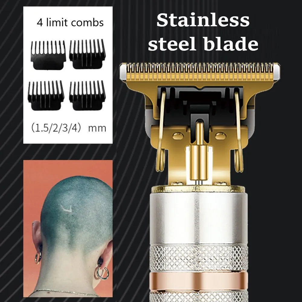 Kemei 762 metal hair trimmer for men professional beard hair clipper electric hair cutting machine rechargeable