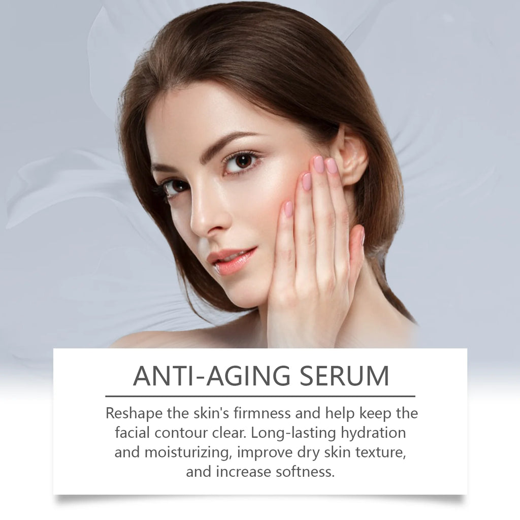 Firming Facial Serum, smooths pores, hydrates, nourishes, repairs, moisturizes, and improves roughness