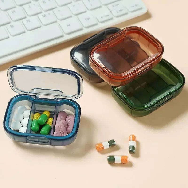 Mini Mini Medicine Box Portable Outbound Travel Medicine Dispenser Pill Storage Box Pills Organizer Case Medicine Organizer