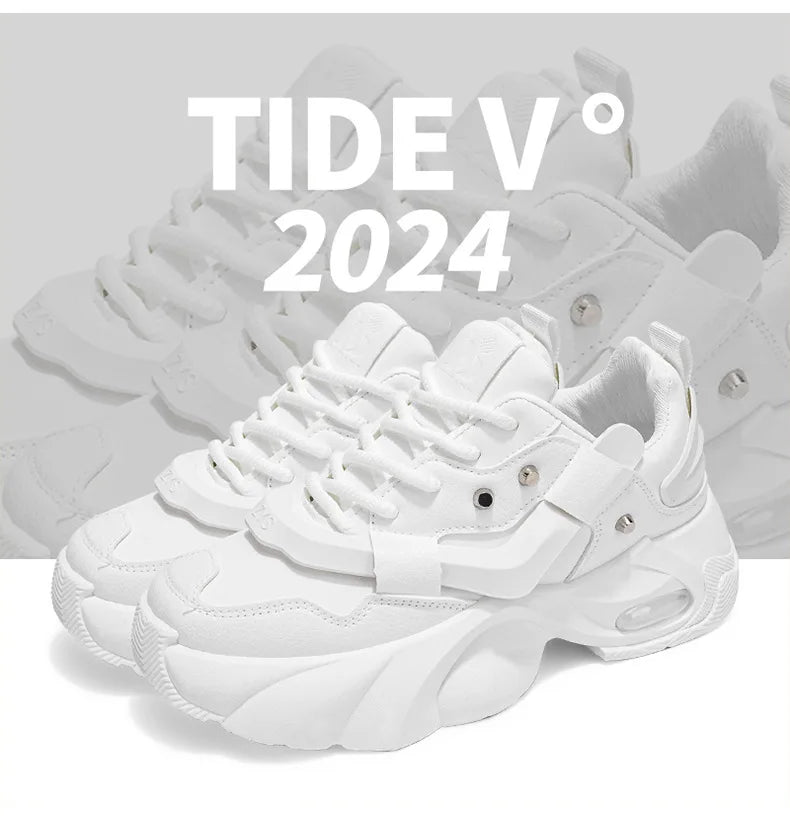 Shoes  Men High Quality Platform Sneaker Fashion High-top Leather Sports Men 2026 Thick-soled Casual Shoes Zapatillas Hombre