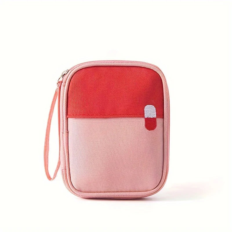 Mini Medicine Organizer Bag Outdoor First Aid Kit Portable Travel Storage Sack Emergency Medical Case Accessories Supplies