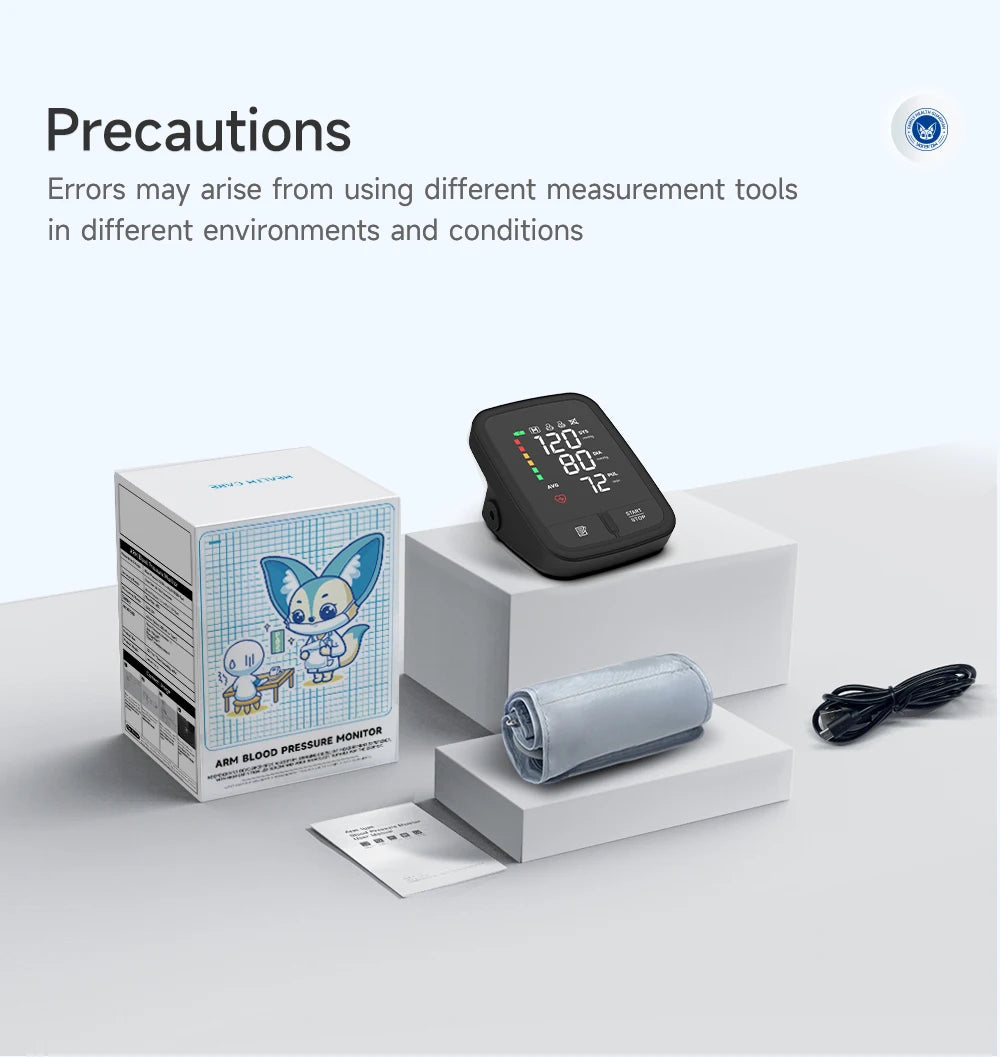 Yongrow Portable Digital Upper Arm Blood Pressure Monitor Measurement Tool Tonometer Sphygmomanometer baumanometro digitlal