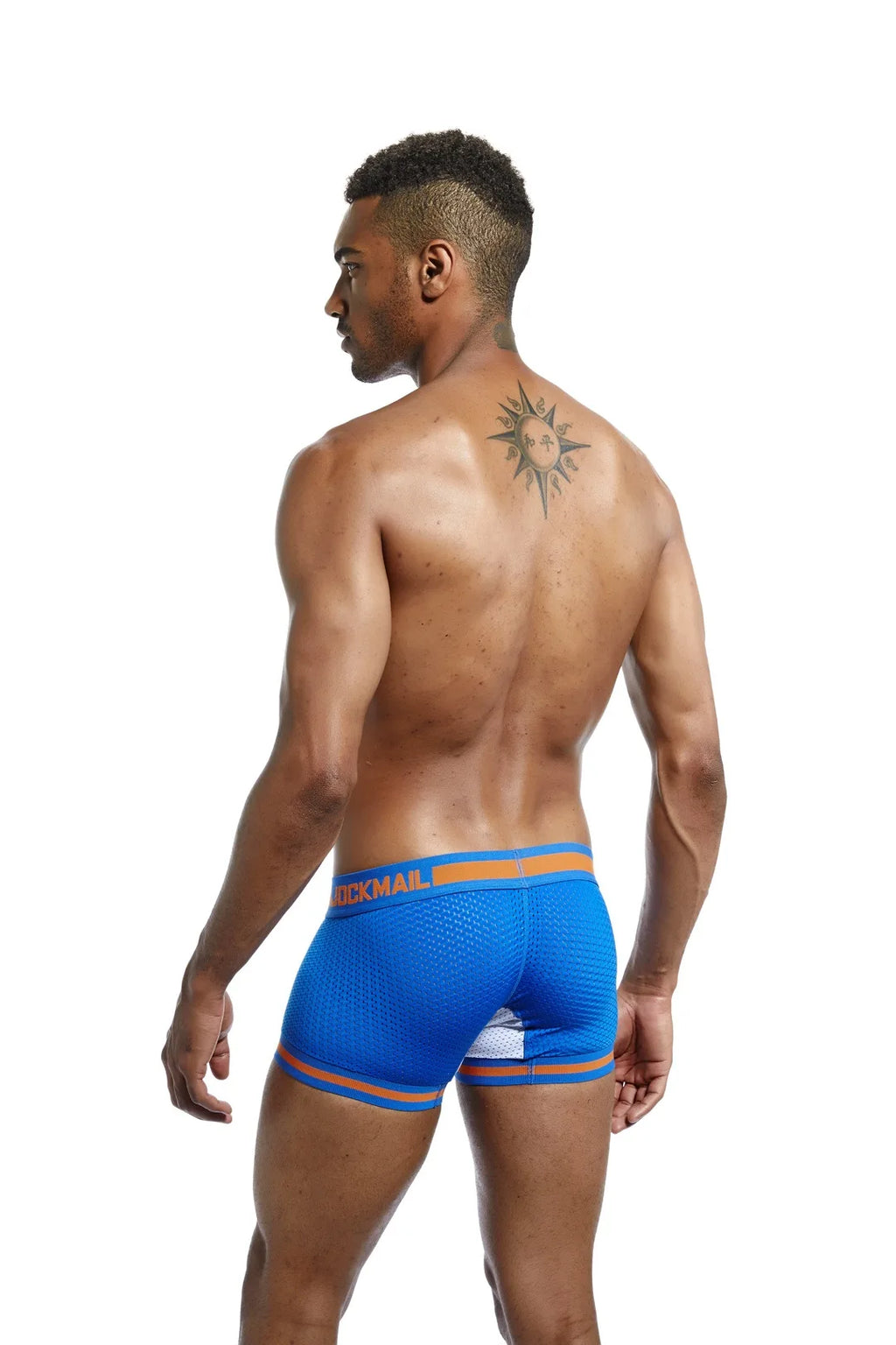 JOCKMAIL Men Underwear Boxes Mesh Quick Drying Ice Silk Breathable Youth Fashion Calzoncillos Sexy Am Gosteren Killer Sansursuz