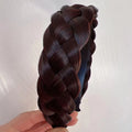 Twist Wig Headbands For Women Wide Braids Hairbands Handmade Head Hoop Hair Styling Headwear Accessories Gift