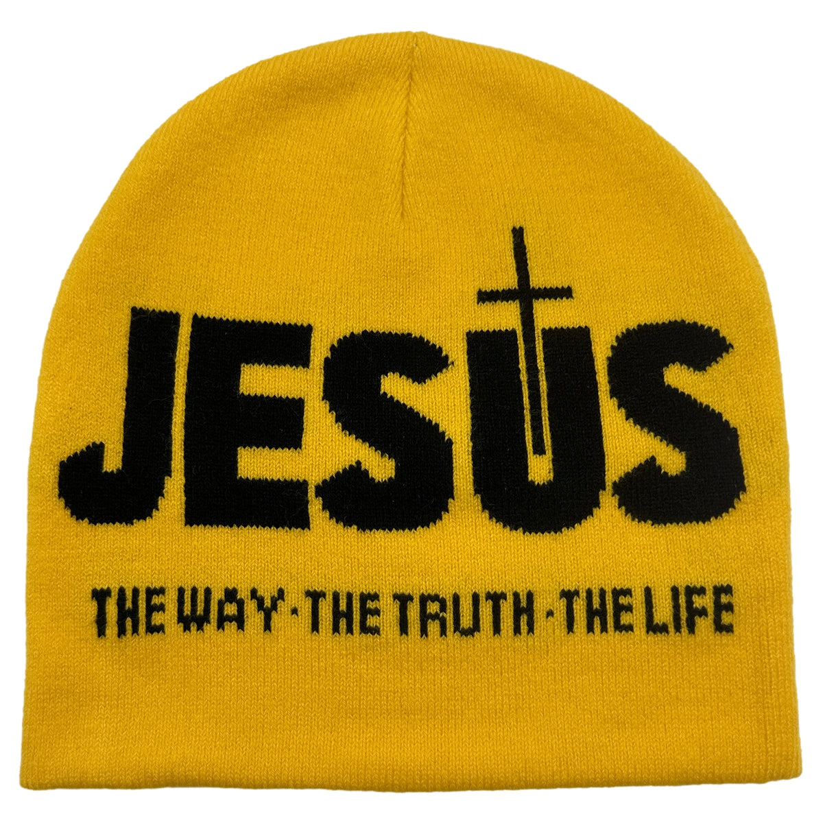 Y2k Women Jacquard Alphabet JESUS Knit Beanies Hat Men Letter Winter Fashion Kpop Goth Warm Hip Hop Thermal Unisex Pullover Hat