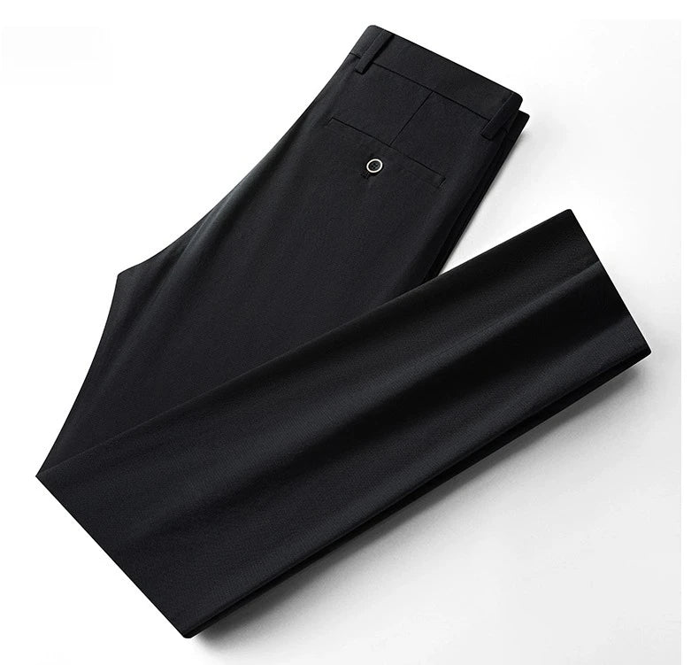 Men's Casual Pants: Breathable & Lightweight for Summer Comfort Business Casual Men's Work Trousers